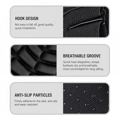 Motorcycle Seat Cushion for CBR 1000RR CBR1000RR CBR 1000 RR, Motorcycle Seat Pad with 3D Gel Cushion, Shock Absorbing Anti-Slip Breathable Moto Accessories