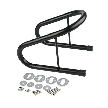 TCMT 6.5" Black Motorcycle Tire Wheel Chock Removable Cycle Trailer Scooter