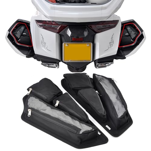 PANICAL Motorcycle For Honda 2018-2026 Goldwing Gl1800 F6B Accessory Trunk Zippered Storage Bag Toiletry Tool storage Lnner Lining Kit Organizer Pouch (Black) - color: Black