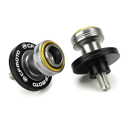Compatible with CFMOTO Ibex450 Ibex800 300SS 450SS 450NK 450CLC 675SS 675NK 750SS 800NK Motorcycle CNC Swingarm Spools Sliders Stand Screw Paddock Bobbins (Gold) - color: Gold