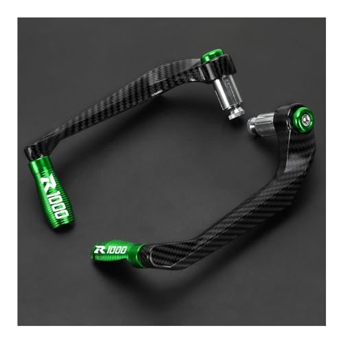 Handlebar Protector Motorcycle for SU&ZUKI GSXR1000 2001-2021 2022 2023 2024 GSX-R GSXR 1000 R1000 Motorcycle Handlebar Grip Brake Clutch Levers Guard Protector - color: Green Lever Guard
