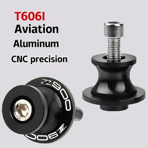 For Z900 2017-2025 8MM Swing arm Spools Slider Stand M8 x1.5 Black for KAW&-ASA*KI Z900 SE Performance Z900RS 2017 2018 2019 2020 2021 2022 2023 2024 2025 - color: SS-Black