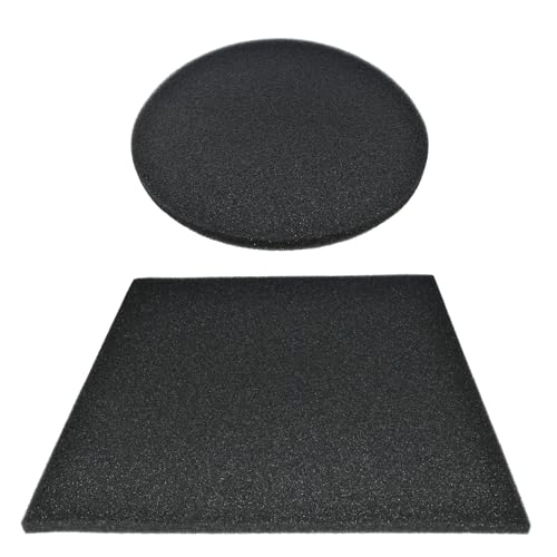 2 Pack Oil Drain Splash Pad, 22'' Square No Splatter Pad and 15'' Round Oil Splash Pad Fits Most Oil Drains Anti Splash Oil Change Mat for Car Changing Oil Transmission Drain Pan - size: 1 PCS 22"+1 PCS 15"