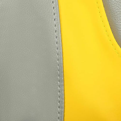 ECOTRIC Custom New Seat Covers Compatible with 2003-2006 Sea-Doo Sportster 4 Tec - color: Yellow and Gray
