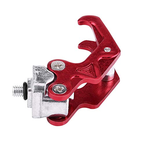 Motorcycle Helmet Hook, Aluminum Alloy Motorcycle Hanger Hook, Claw Shaped Motorcycle Luggage Bag Hanger Hook, Mounted on Motorcycles (Red)