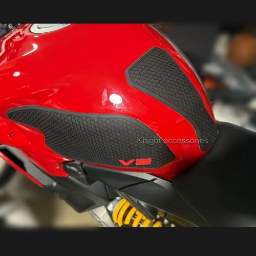 Motorcycle Tank Traction Pad Anti Slip Sticker Gas Knee Grip Protector for Panigale Streetfighter V2 2022 2023