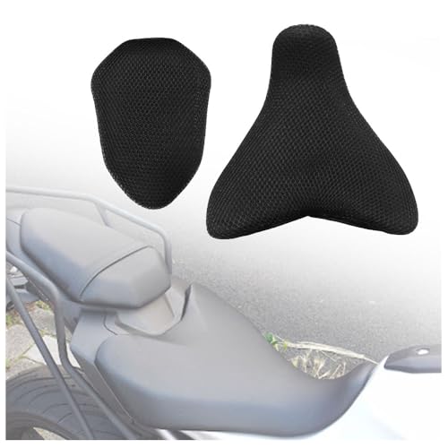Motorcycle Accessories 3D Mesh Seat Hump Cover Net Cushion Guard Sunproof Net Protecros for 2015-2024 MT07 FZ07 MT FZ 07 (2015-2017) - color: 2015-2017