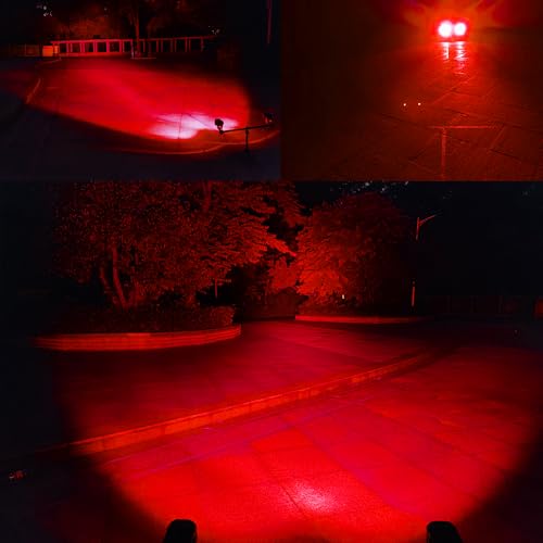 LED Red Offroad Driving Fog Lights Pod Lights Auxiliary Work Lights 2Pcs 40W 3Inch Red Hunting Fishing Lights fit for Fish Pig Truck Deer Hog Predator ATV 4WD Truck Trator Cart Boat Golf - size: Red