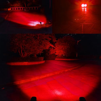 LED Red Offroad Driving Fog Lights Pod Lights Auxiliary Work Lights 2Pcs 40W 3Inch Red Hunting Fishing Lights fit for Fish Pig Truck Deer Hog Predator ATV 4WD Truck Trator Cart Boat Golf - size: Red