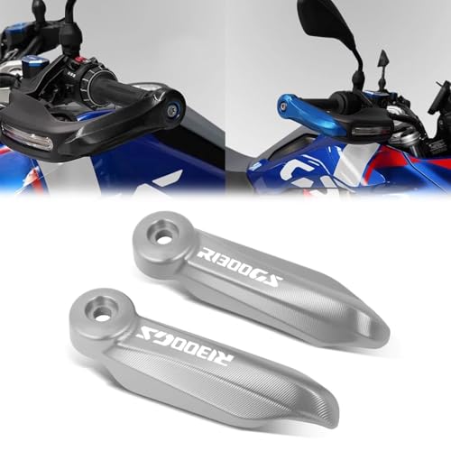 For R1300GS R1300 GS R1300GS ADV 2023 2024 2025 Motorcycle Handlebar Protectors Handguards Sliders (Silver) - color: Silver