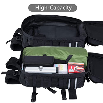 Motorcycle Backpack for Men Riding Helmet Backpacks with Hat Carrier/Storage Waterproof Large Capacity Travel Bag Motorcycle Cycling Gear Accessories