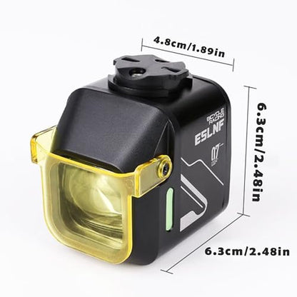 Ultra-Bright Rechargeable Bike Light, IPX5 8 Modes Including Fog Lights, Type-C Fast Charging, Rear Light with 6 Modes – Ideal for Night Riding, Mountain Biking, Commuting, Road Cycling