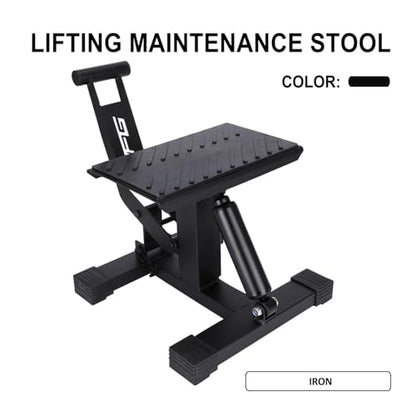 Dirt Bike Stand Motorcycle Lift Jack 1000 Lbs Capacity Height Adjustable Engine Hoist Stand Hydraulic Lift for Dirt Pit Bike ATV Repair Maintainance Heavy Duty
