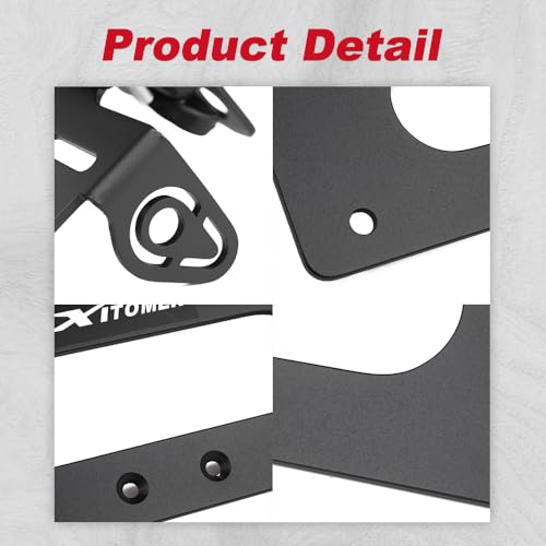 Xitomer Fender Eliminator Compatible with KLX300 KLX300SM 2024 2025 2026 KLX300 SM Tail Tidy Motorcycle License Plate Holder with Tail light/License Plate Light (Clear) - color: Clear