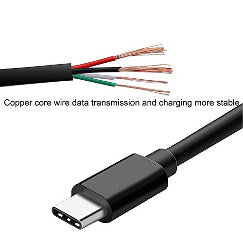 Suptig USB A to USB C Cable 2 Pack Charging Cable Compatible for Phone, Gopro Hero 13/hero12/11/10/9/8/7/6/5/hero Session gopro max Charging and Data Sync Cord(Black)