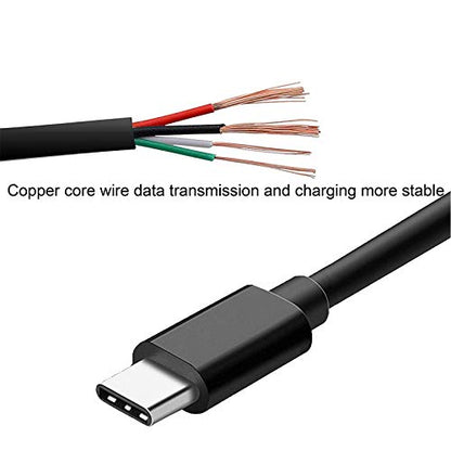 Suptig USB A to USB C Cable 2 Pack Charging Cable Compatible for Phone, Gopro Hero 13/hero12/11/10/9/8/7/6/5/hero Session gopro max Charging and Data Sync Cord(Black)