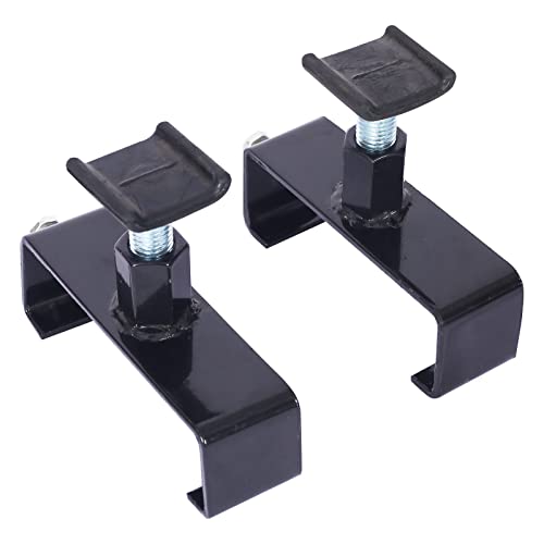 1100lbs Motorcycle Off-Road Bike Scissor Center Jack Lift Repair Stand with Wide Base and Adjustable Screw Adapters