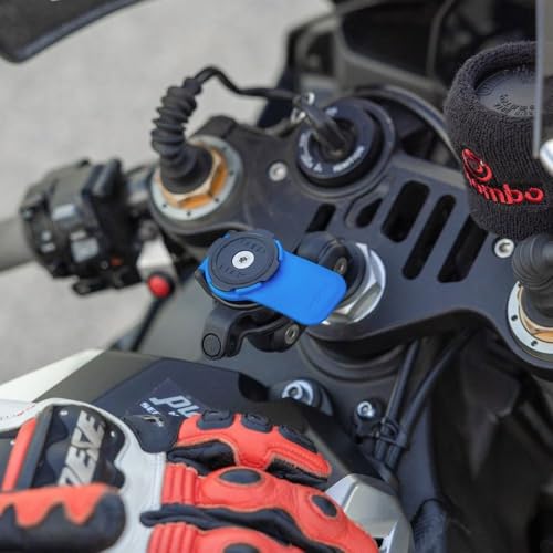 Quad Lock Fork Stem Motorcycle Phone Mount (V2) with MAG Phone Case and Vibration Dampener for Galaxy S26 Ultra - size: Samsung Galaxy S26 Ultra