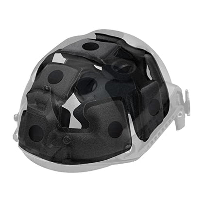 Tactical Helmet Pads - Universal Replacement Internal Memory Foam Pad Inserts for ACH, MICH, EXF Helmets - color: all black