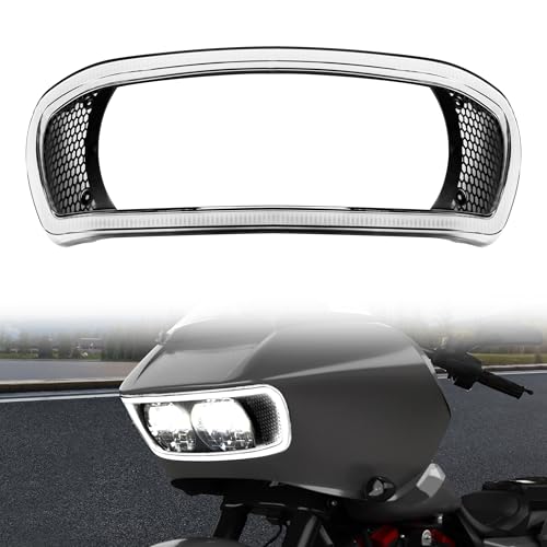 Motorcycle LED Headlight Fairing Vent Turn Signal Light Accent Lamp Indicator Side Lights Compatible With Harley Road Glide FLTRX Special FLTRXS CVO Ultra FLTRX 2015-2024 Harley Accessories