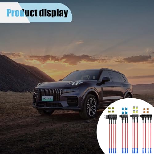 20PCS 12V Car Add-a-Circuit Fuse Tap, ATC ATO APM ATM Fuse Holder Adapter Kit, Standard Mini Micro2 and Low Profile Fuses Tap with Blade Fuses for Cars Trucks Boats (20PCS) - size: 20PCS