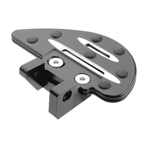 Motorcycle Passenger Footboard Foot Pegs for Can Am Spyder F3/ F3-S/ F3-T 2015+, Anti-Slip Wide Footpegs, Rear Footrest Floorboards, Motorbike Highway Footboard Accessories (Drop Shaped-Rear) - style: Drop Shaped-Rear