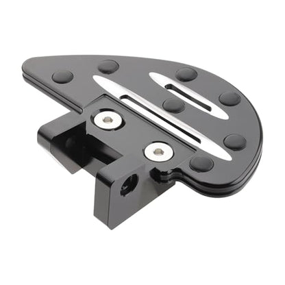Motorcycle Passenger Footboard Foot Pegs for Can Am Spyder F3/ F3-S/ F3-T 2015+, Anti-Slip Wide Footpegs, Rear Footrest Floorboards, Motorbike Highway Footboard Accessories (Drop Shaped-Rear) - style: Drop Shaped-Rear