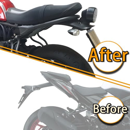 Motorcycle Fender Eliminator with LED Light Fit for XSR700 2015-2026 License Plate Holder Tail Tidy