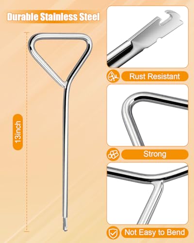13 Inch Spring Removal Tool Set for Snowmobiles Dirt Bikes and Motorcycles, Spring Puller Push and Twist with Full Loop Handle - size: 13 Inch