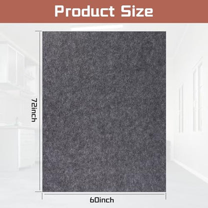 Garage Floor Mats Oil Spill Mat, Premium Absorbent Oil Pad, Waterproof Mats, Reusable, Washable, Protect Garage Floor Surface from Spill & Stain (60" x 72") - size: 5' x 6'