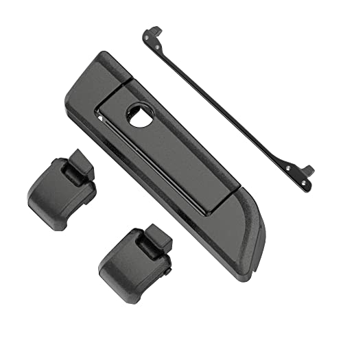 Moto Onfire Black Pearl Harley Tour Pack Latches Hinges Fit for AB Harley/Davidson Touring Razor Chopped King Tour Pak - color: Black Pearl