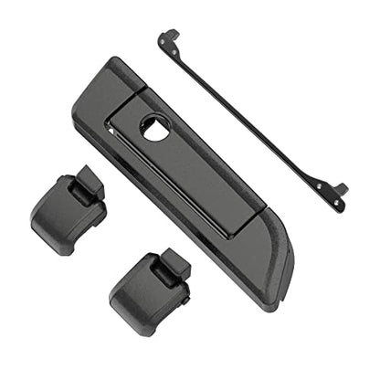 Moto Onfire Black Pearl Harley Tour Pack Latches Hinges Fit for AB Harley/Davidson Touring Razor Chopped King Tour Pak - color: Black Pearl