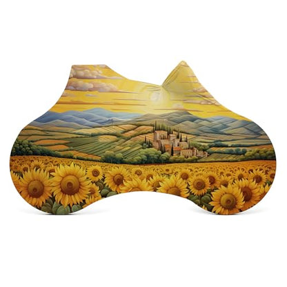 Bike Cover with 5 Zippers, Anti-Scratch Bicycle Storage Guard for Apartment & Garage, Fits Wall Hangers & Car Racks, Dust-Proof Full Protection for Most Bikes (Sunflower) - color: Sunflower