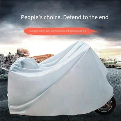 Waterproof Motorcycle Cover Outdoor Indoor Bike Scooter Protection Case Rain Dust UV Proof Sun for Motorbike(Medium) - size: Medium