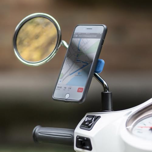 Quad Lock Mirror Motorcycle Phone Mount with Vibration Dampener and MAG Phone Case for Google Pixel 9a - size: Pixel 9a