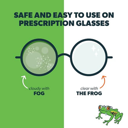 Frog Spit Pre-Moistened Anti-Fog Wipes | 100-Pack | Individually Packaged Travel Anti Fog Wipes for Glasses, Goggles, Face Masks, Helmet Face Shields - size: 1 Count (Pack of 100)