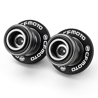 Compatible with CFMOTO Ibex450 Ibex800 300SS 450SS 450NK 450CLC 675SS 675NK 750SS 800NK Motorcycle CNC Swingarm Spools Sliders Stand Screw Paddock Bobbins (Black) - color: Black