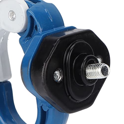 Estink Electric Scooter Front Claw Hook, Alloy Steel & Aluminum Motorcycle Hanger for Helmet & Bag Storage, 26.5 lb Load Bearing & Auto Lock Design for Safer Riding (blue+white)