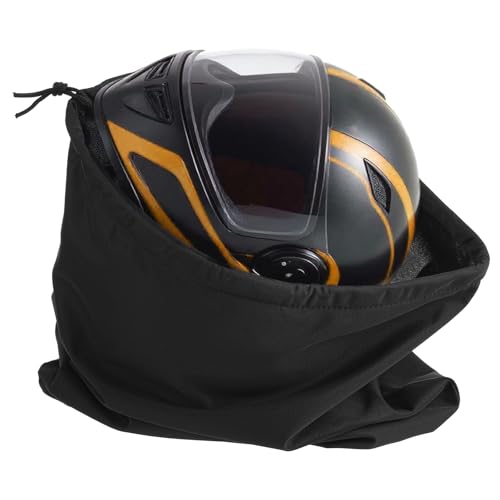 Large Capacity Lightweight Drawstring Bag, 17×18 inches Helmet Protection Storage, Welding Motorcycle Hood Bag with Drawstring Locking, Microfiber Large Lightweight Bags for Helmet Storage