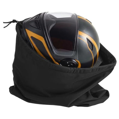 Large Capacity Lightweight Drawstring Bag, 17×18 inches Helmet Protection Storage, Welding Motorcycle Hood Bag with Drawstring Locking, Microfiber Large Lightweight Bags for Helmet Storage