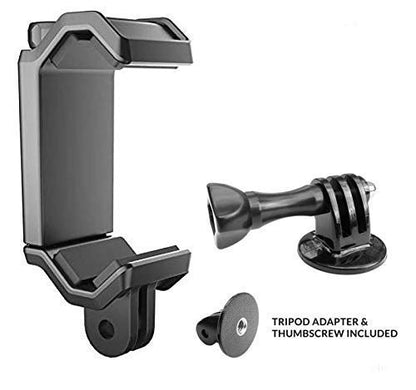 Free ride Mount. 3 in 1 Action Camera Mount + Tripod Adapter for IPhone, Galaxy & all other Smart Phones
