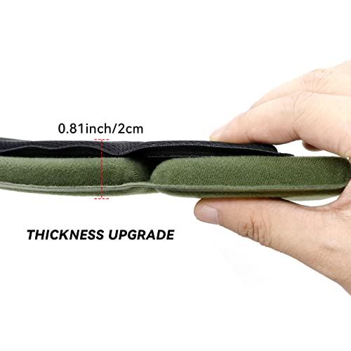 Tactical Helmet Pads - Universal Replacement Internal Memory Foam Pad Inserts for ACH, MICH, EXF Helmets - color: 2nd-Green