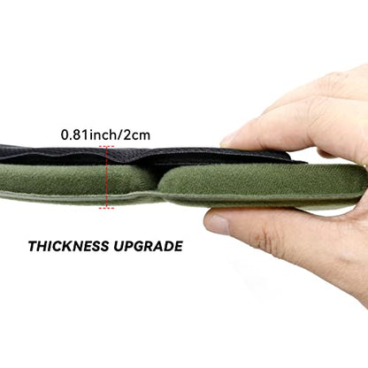 Tactical Helmet Pads - Universal Replacement Internal Memory Foam Pad Inserts for ACH, MICH, EXF Helmets - color: 2nd-Green