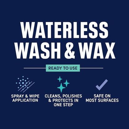 Bioesque Waterless Wash & Wax, Ready to Use Formula for Cars, Trucks, Boats, RVs, Motorcycles, & More, 32 Fl Oz (Pack of 1)
