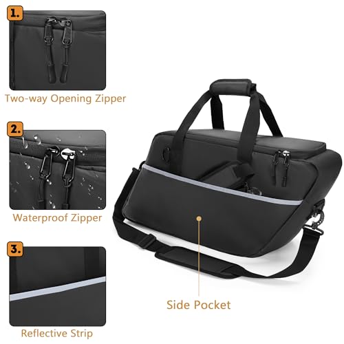 HODRANT Leakproof Motorcycle Saddlebag Cooler Bag, Insulated Saddle Bag Insert Cooler Compatible with Harley Davidson 1993-2022 Touring Hard Saddlebag, Waterproof Motorcycle Beverage Cooler Bag, 1 Bag