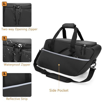 HODRANT Leakproof Motorcycle Saddlebag Cooler Bag, Insulated Saddle Bag Insert Cooler Compatible with Harley Davidson 1993-2022 Touring Hard Saddlebag, Waterproof Motorcycle Beverage Cooler Bag, 1 Bag