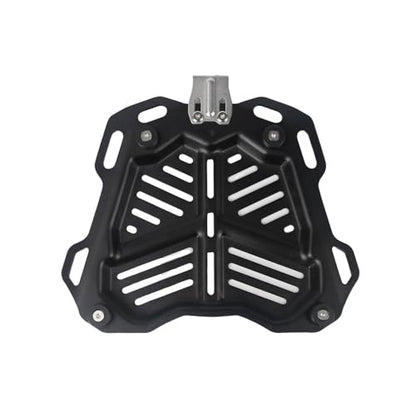 Motorcycle Rear Luggage Rack Motorcycle Rear Luggage Box Bracket Plate Trunk Boot Quick Release Base Shelf Holder Toolbox Carrier - color: 45L Iron