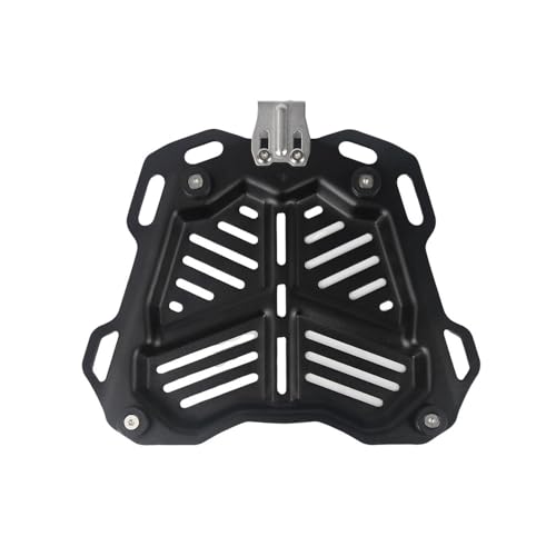 Motorcycle Rear Luggage Rack Motorcycle Rear Luggage Box Bracket Plate Trunk Boot Quick Release Base Shelf Holder Toolbox Carrier - color: 45L Iron