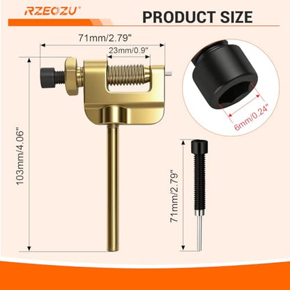 06B 06C 35 Chain Breaker Tool Motorcycle Chain Breaker Replacement for #35 T8F Roller Chain Mini Bike Go Kart Cart ATV Dirt Bike Scooter Quad Bicycle Mountain Electric Bike Parts (3mm Pin)