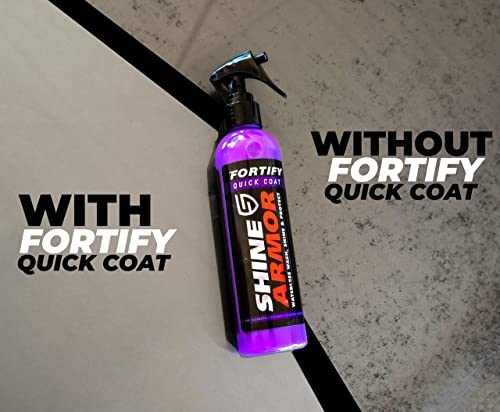 SHINE ARMOR Fortify Quick Coat & Revive Scratch Repair - Ceramic Car Coating and Scratch, Swirl, and Scuff Remover